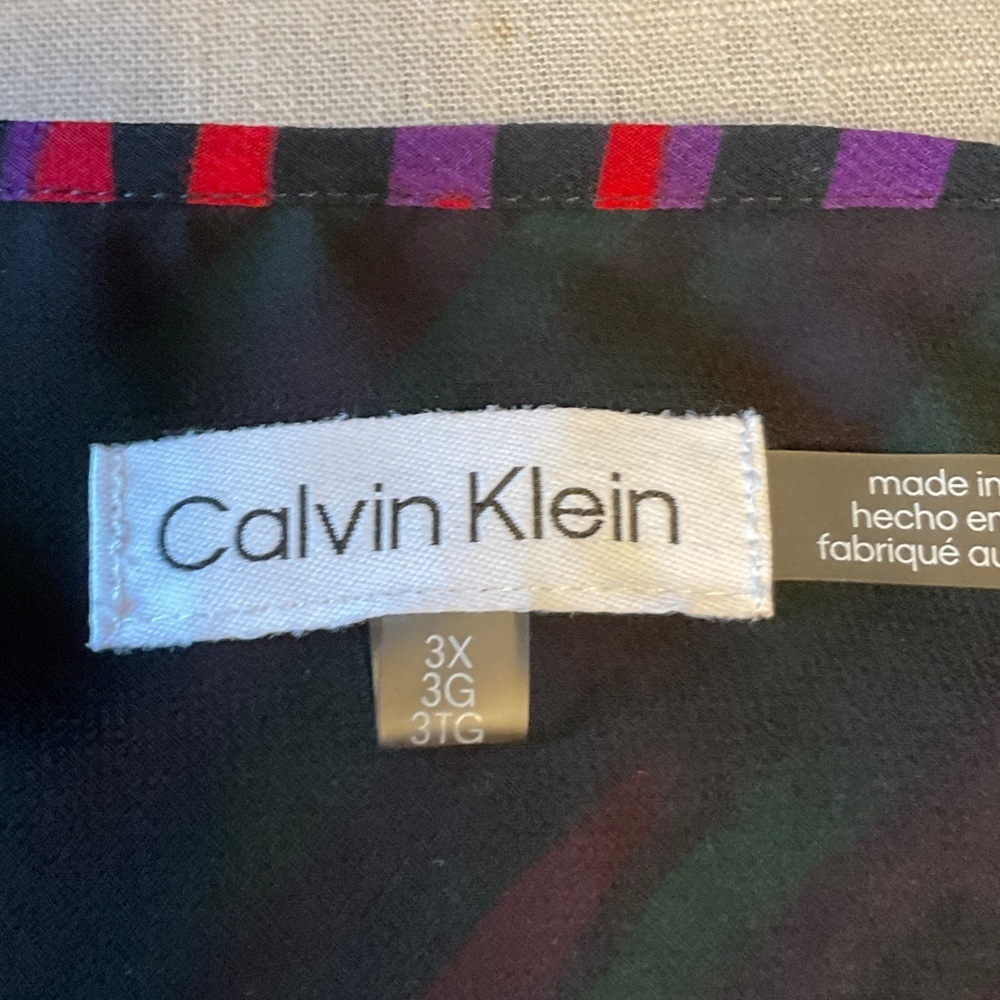 Calvin Klein Multicolor Striped Blouse - Picture 8 of 11